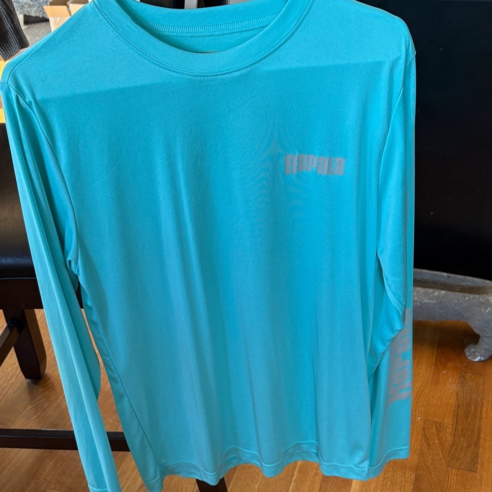Rapala Men's Blue Long Sleeve Shirt